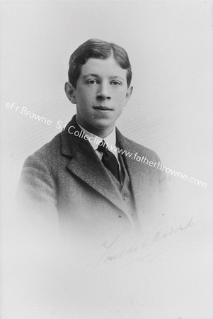 FOULDS & HIBBERD PHOTO OF BERTIE MARTIN AGE 14.5